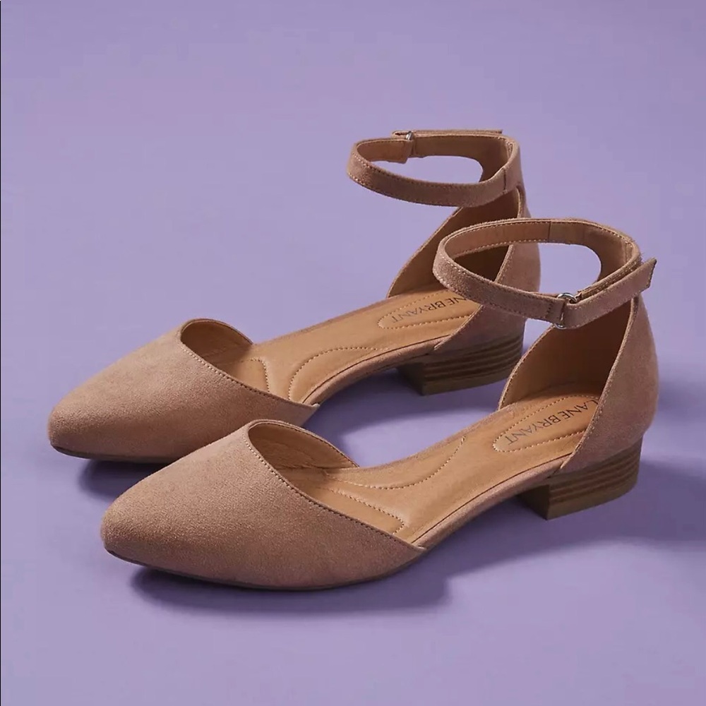 👠 BUY 3 GET 4TH 1/2 OFF | Lane Bryant Ankle Strap Flats